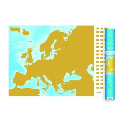 Mapa zdrapka - Europa 1:9 000 000