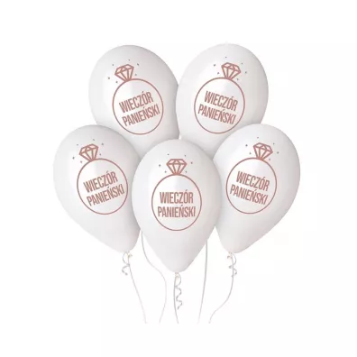 Gemar Balony premium hel Wiecz�r panie�ski 5 szt.