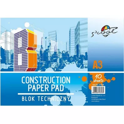 Leviatan Blok techniczny A3 160 g 10 kartek