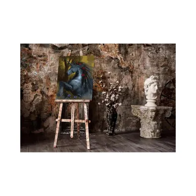 Twoje Hobby Malowanie po numerach - Czarny ko� 40x50cm