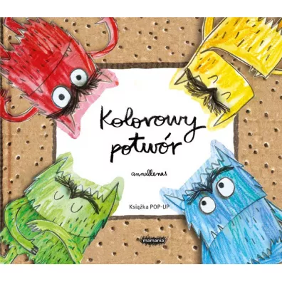 Kolorowy potwr. Ksika pop-up