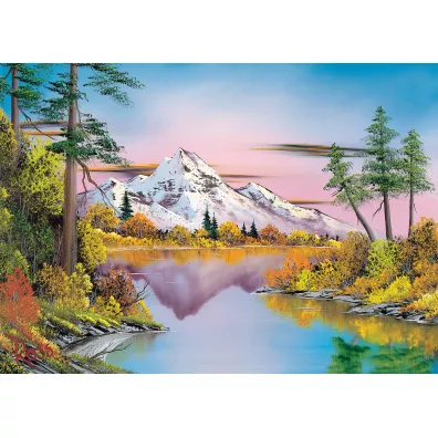 Puzzle 1000 el. Bob Ross, Odbicie w tafli wody G3