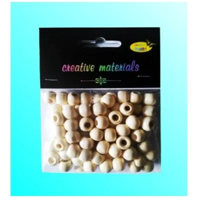 Galeria Hobby Koraliki drewniane kremowe 10mm
