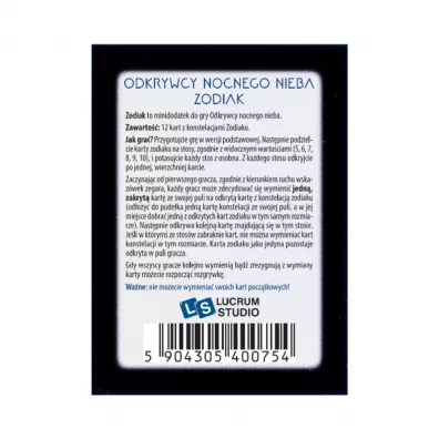 Odkrywcy Nocnego Nieba: Zodiak Lucrum Games