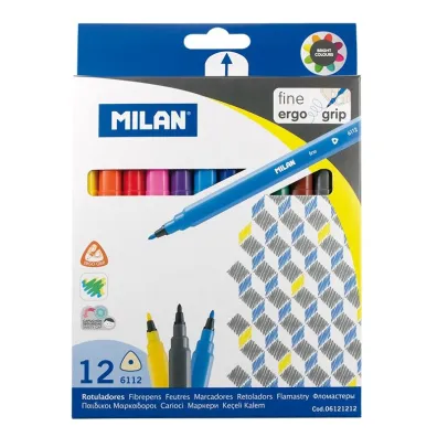 Milan Flamastry tr�jk�tne 6112 12 szt.