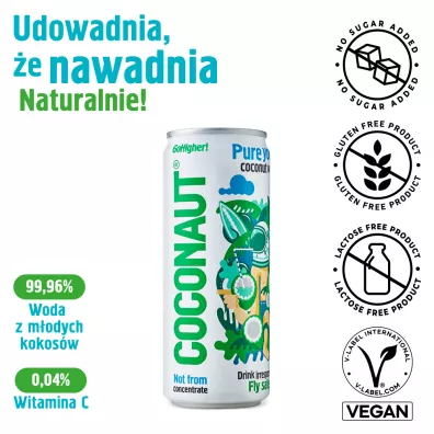 Coconaut Woda kokosowa z modego kokosa 500 ml