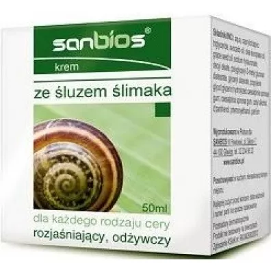 Sanbios Krem do twarzy ze �luzem �limaka 50 ml