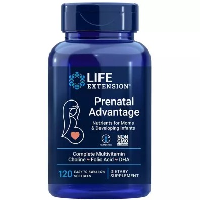 Life Extension Prenatal Advantage Suplement diety 120 kaps.