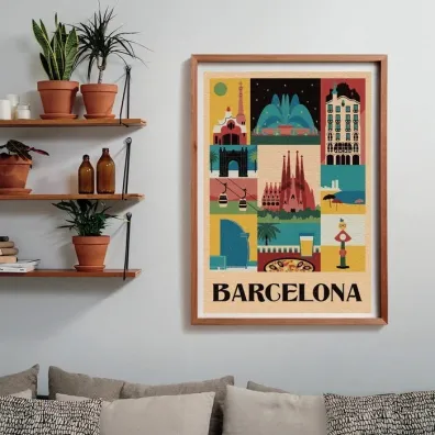 Puzzle 1000 el. Compact Barcelona Clementoni