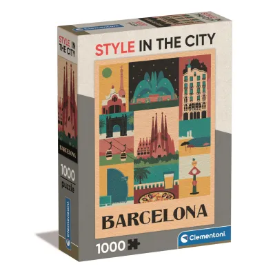Puzzle 1000 el. Compact Barcelona Clementoni