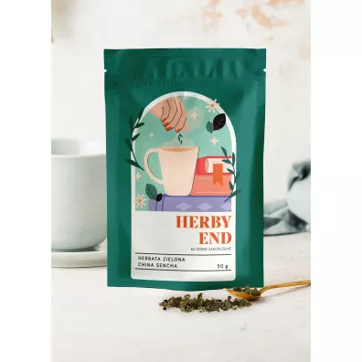 TanioKsi��kowa herbata zielona - China Sencha Herby End 50g