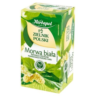 Herbapol Herbatka zioowa Morwa biaa Suplement diety Zielnik Polski 20 x 2 g