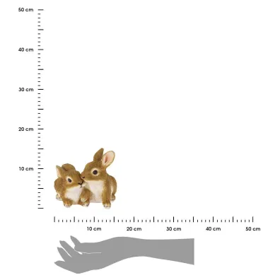 ProGarden Figurka ogrodowa Dwa krliki