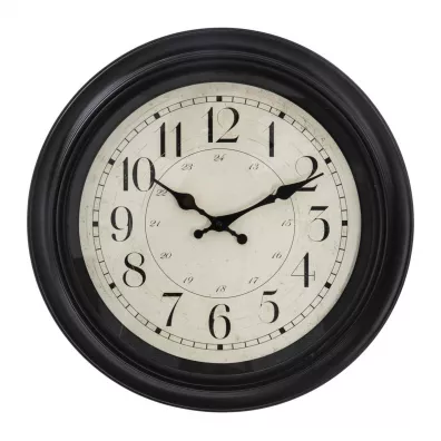 Zegar cienny Nelson Black 40 cm