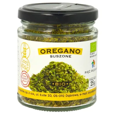 Pi�� Przemian Oregano suszone bezglutenowe 25 g Bio