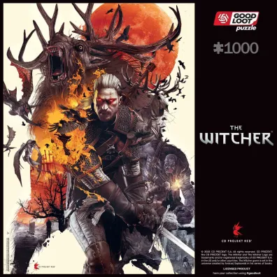 Puzzle 1000 Gaming The Witcher Wied�min Monsters Good Loot