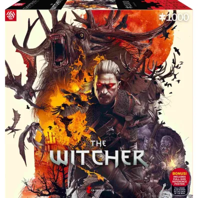 Puzzle 1000 Gaming The Witcher Wied�min Monsters Good Loot