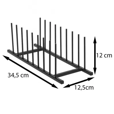 Excellent Houseware Stojak na talerze organizer metalowy