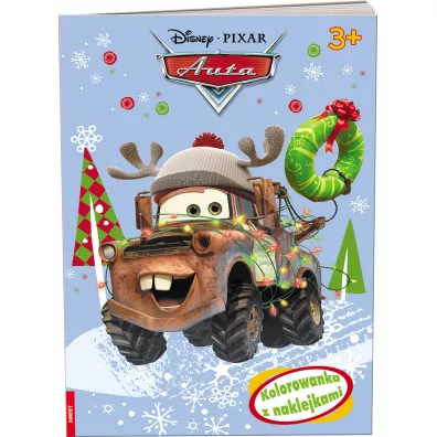 Disney/Pixar Auta. Kolorowanka z naklejkami