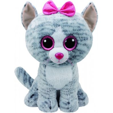 Фото - М'яка іграшка Ty Beanie Boos Kiki - Szary Kot 42cm 