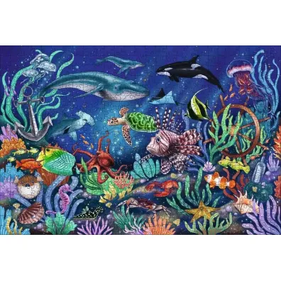 Puzzle drewniane 500 el. Podwodny �wiat Ravensburger
