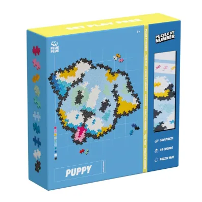 Puzzle By Numbers 500 el. Pies Plus-Plus