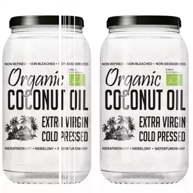 Diet-Food Olej kokosowy virgin zestaw 2 x 1 l Bio