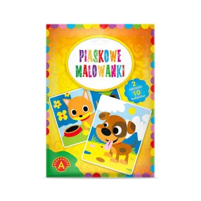 Piaskowe malowanki. Piesek i Kotek Alexander