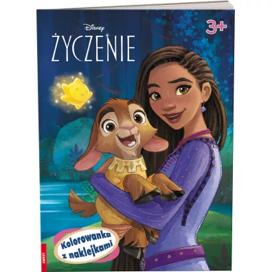 Disney �yczenie. Kolorowanka z naklejkami