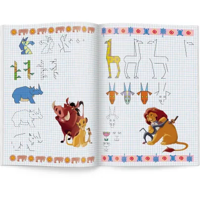 Disney uczy Mix Rysujemy po kratkach UKR-9302