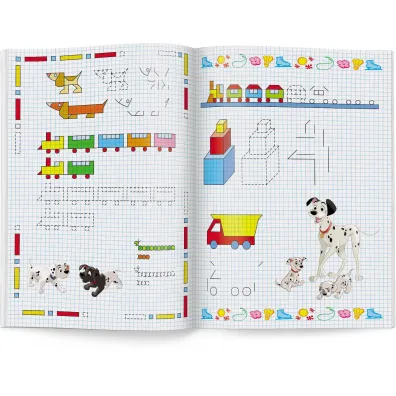 Disney uczy Mix Rysujemy po kratkach UKR-9302