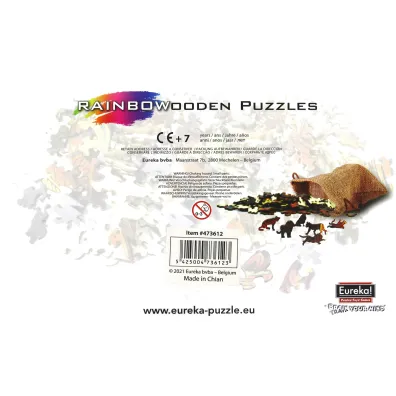 Puzzle drewniane 121 el. Lew G3
