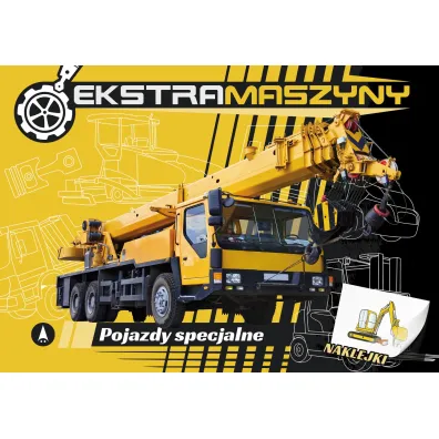 Malowanka A4  NAKLEJKI Ekstramaszyny. Pojazdy specjalne SKRZAT 075625