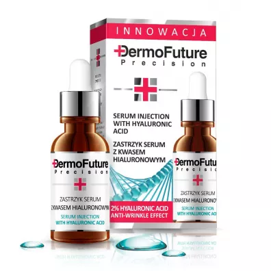 Dermofuture Serum Injection With Hyaluronic Acid kuracja do twarzy z kwasem hialuronowym 20 ml