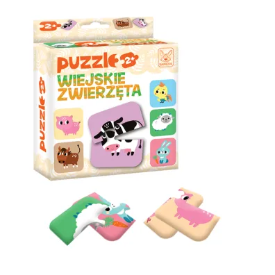 Puzzle Wiejskie Zwierz�ta 2+ Kangur