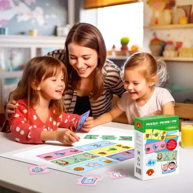 Puzzle Zabawa i nauka. Przed i po Alexander