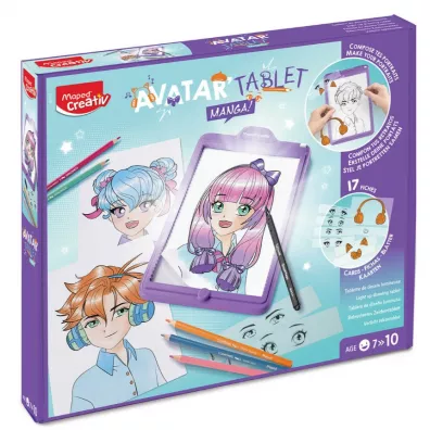 Pod�wietlana tablica Avatar Studio Manga Maped