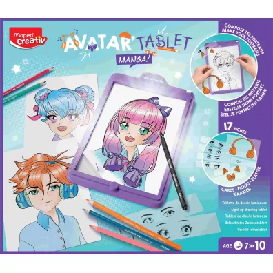 Pod�wietlana tablica Avatar Studio Manga Maped