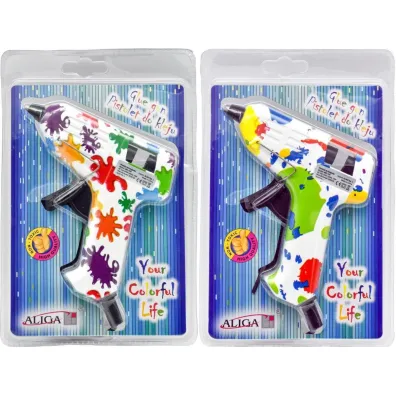 Aliga Pistolet do kleju kolorowy 10W MIX