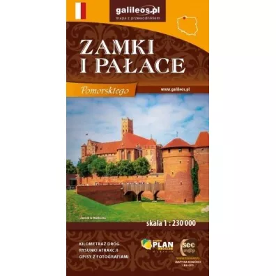 Zamki i pa�ace Pomorskiego 1:230 000