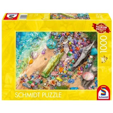 Puzzle 1000 el. PQ Skarby z pla�y Schmidt