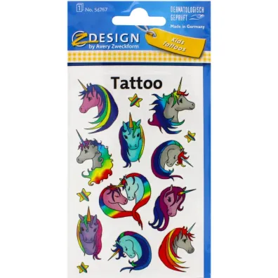 Tatua�e dla dzieci Jednoro�ce Avery Zweckform