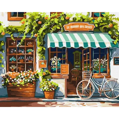 Ideyka Malowanie po numerach - �wiat kwiat�w 40x50cm