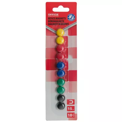 Magnesy do tablic Office Products okrge blister 10szt.