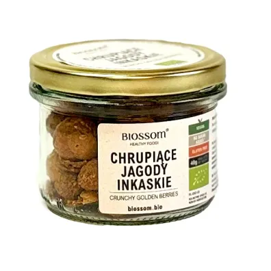 Biossom Jagody inkaskie liofilizowane chrupi�ce bezglutenowe 40 g Bio