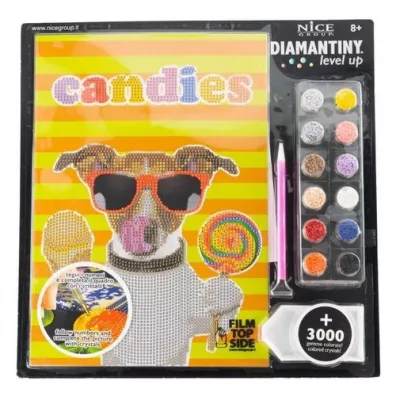 Mozaika diamentowa Level Up - Pies Candies Russell