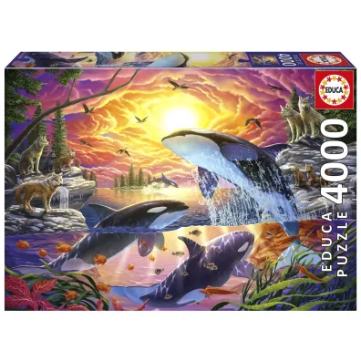 Puzzle 4000 el. Uwolni� ork� Educa