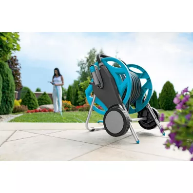 Cellfast W�zek Discover 1/2" + W�� ogrodowy + Szybkoz��cza + Zraszacz pistoletowy zestaw