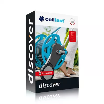 Cellfast W�zek Discover 1/2" + W�� ogrodowy + Szybkoz��cza + Zraszacz pistoletowy zestaw