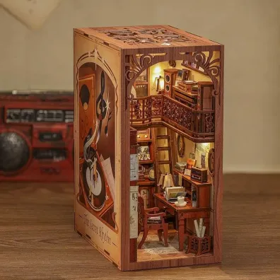 Puzzle Miniaturowy domek Book Nook Sekretny gabinet Habarri